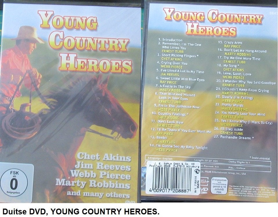 DVD, YOUNG COUNTRY HEROES, Alle leeftijden, Ophalen of Verzenden, Zo goed als nieuw