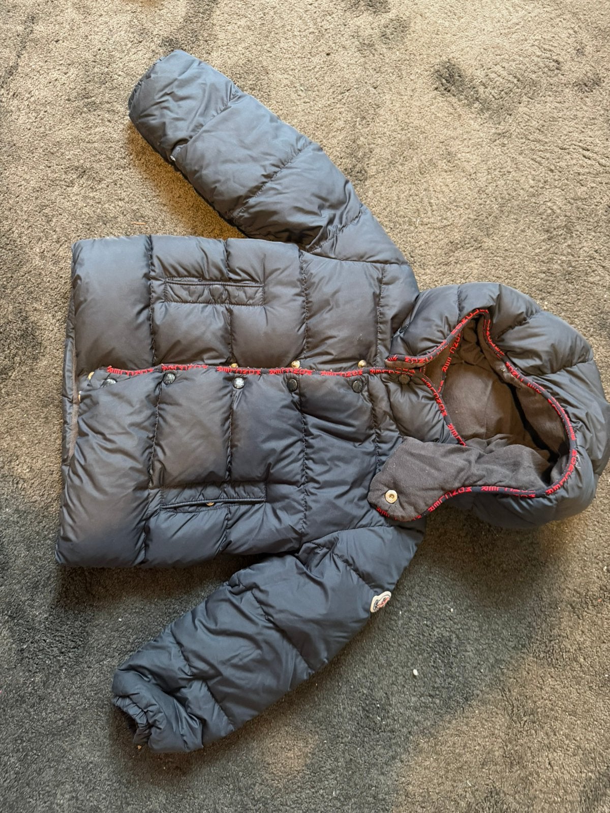 Moncler kids jas 98 €180, Ophalen of Verzenden, Zo goed als nieuw, Meisje, Jas