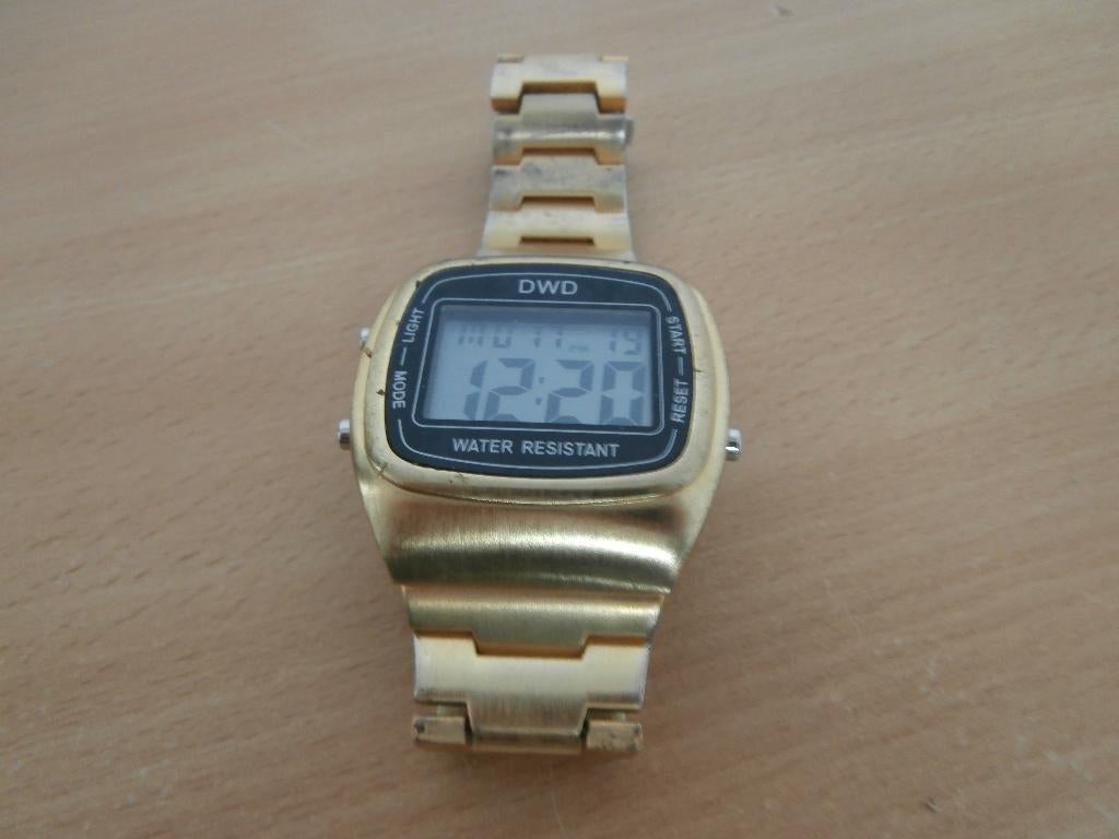 horloge Heren goudkleur original dwd dutch watch department, Ophalen of Verzenden, Gebruikt