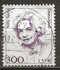 Duitsland 302, Sachs, Verzenden, 1990 tot heden, Gestempeld