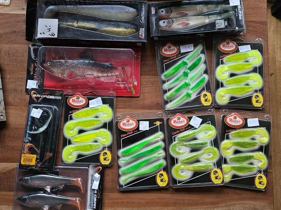 Rubber shads savage gear svartzonker mann's, Ophalen of Verzenden, Zo goed als nieuw, Overige typen