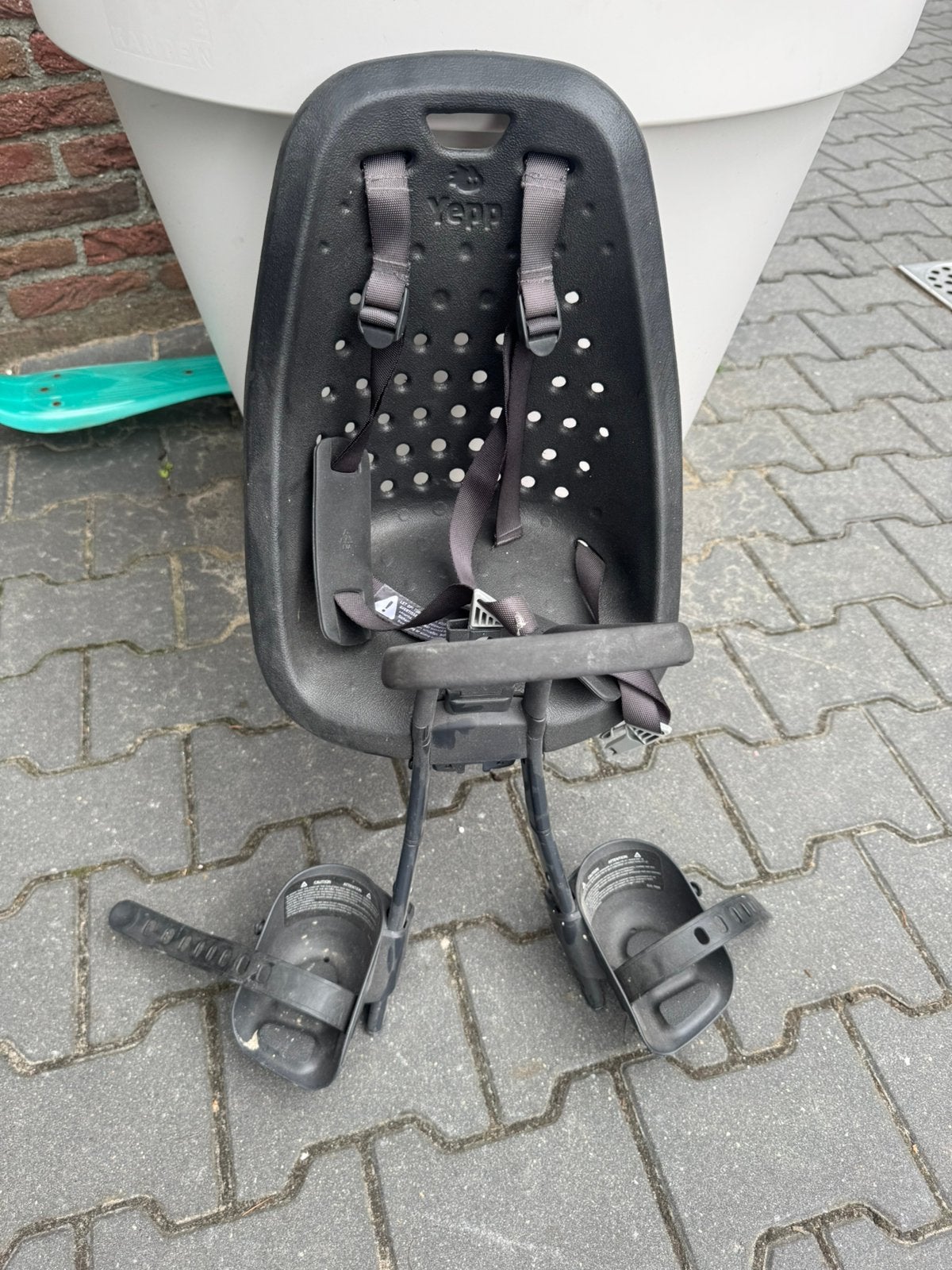 Yepp fiets stoeltje, Ophalen, 0 t/m 18 kg, Voorzitje, Gebruikt
