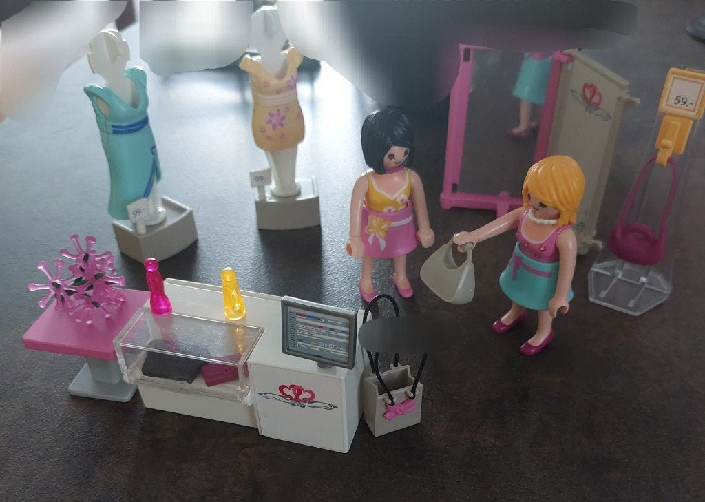 playmobil kledingwinkel, Gebruikt, Losse onderdelen, Overige typen, Ophalen of Verzenden