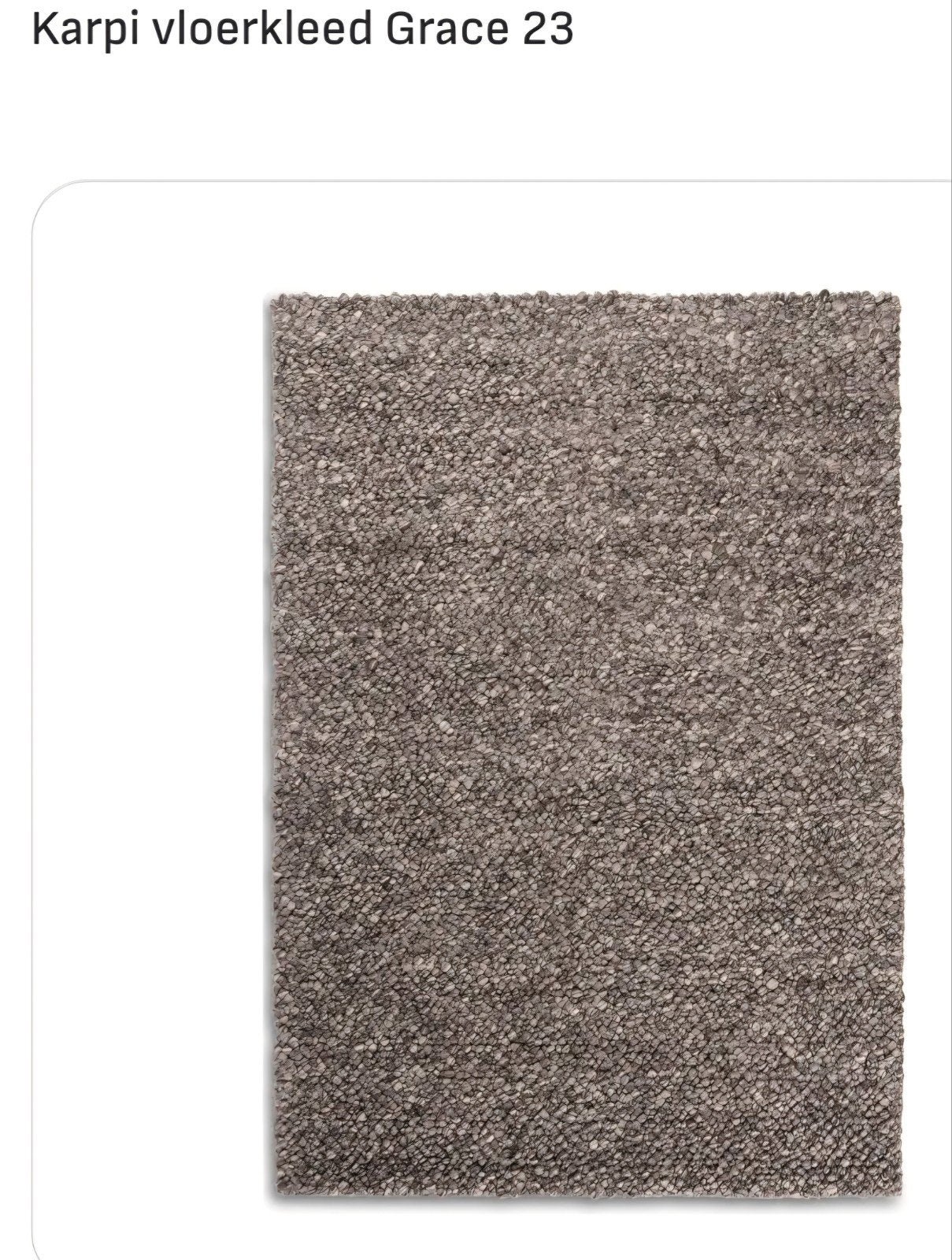 Karpi vloerkleed Grace 200/290 cm, Ophalen, 200 cm of meer, Grijs, Rechthoekig