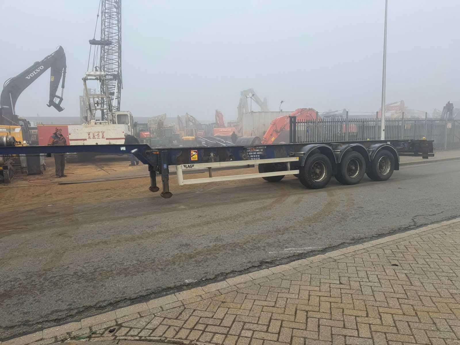 LAG Trailer N.V 0-3-39 LT2 Container oplegger, Auto's, Overige brandstoffen, Bedrijf, Aanhangers en Opleggers, Te koop