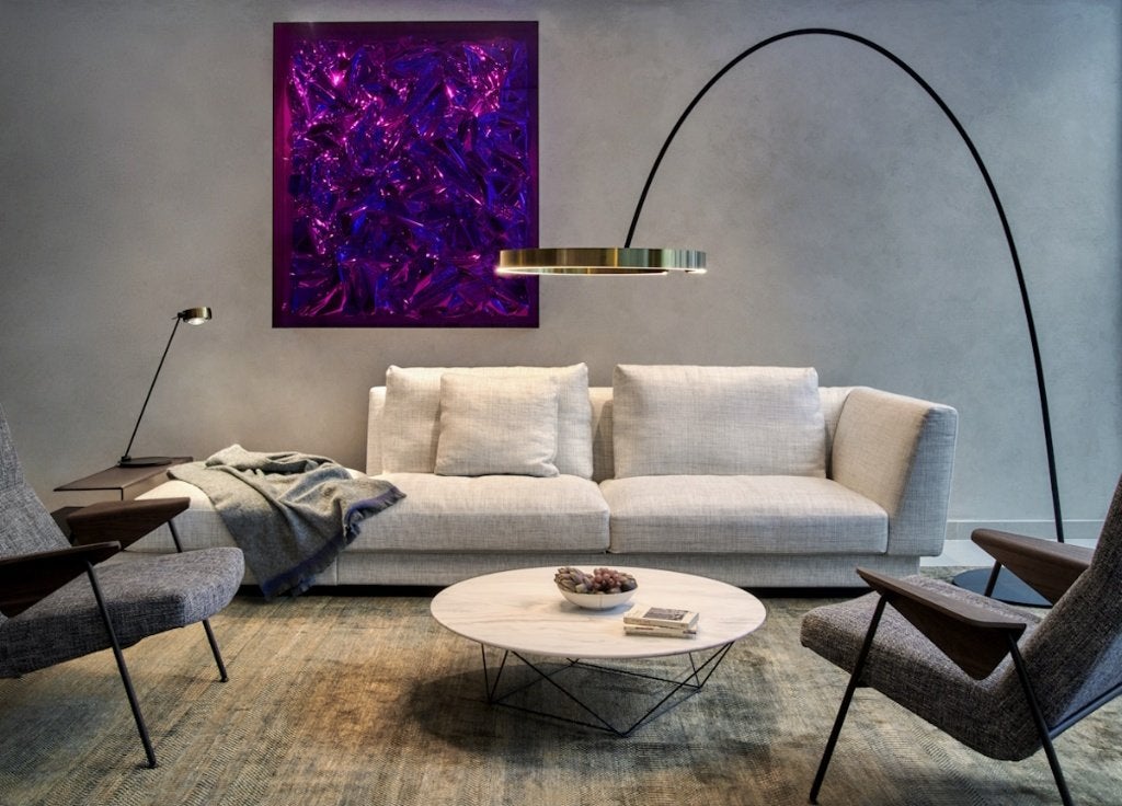 Modern vloerlamp nieuw in doos, Metaal, Nieuw, Modern, 150 tot 200 cm
