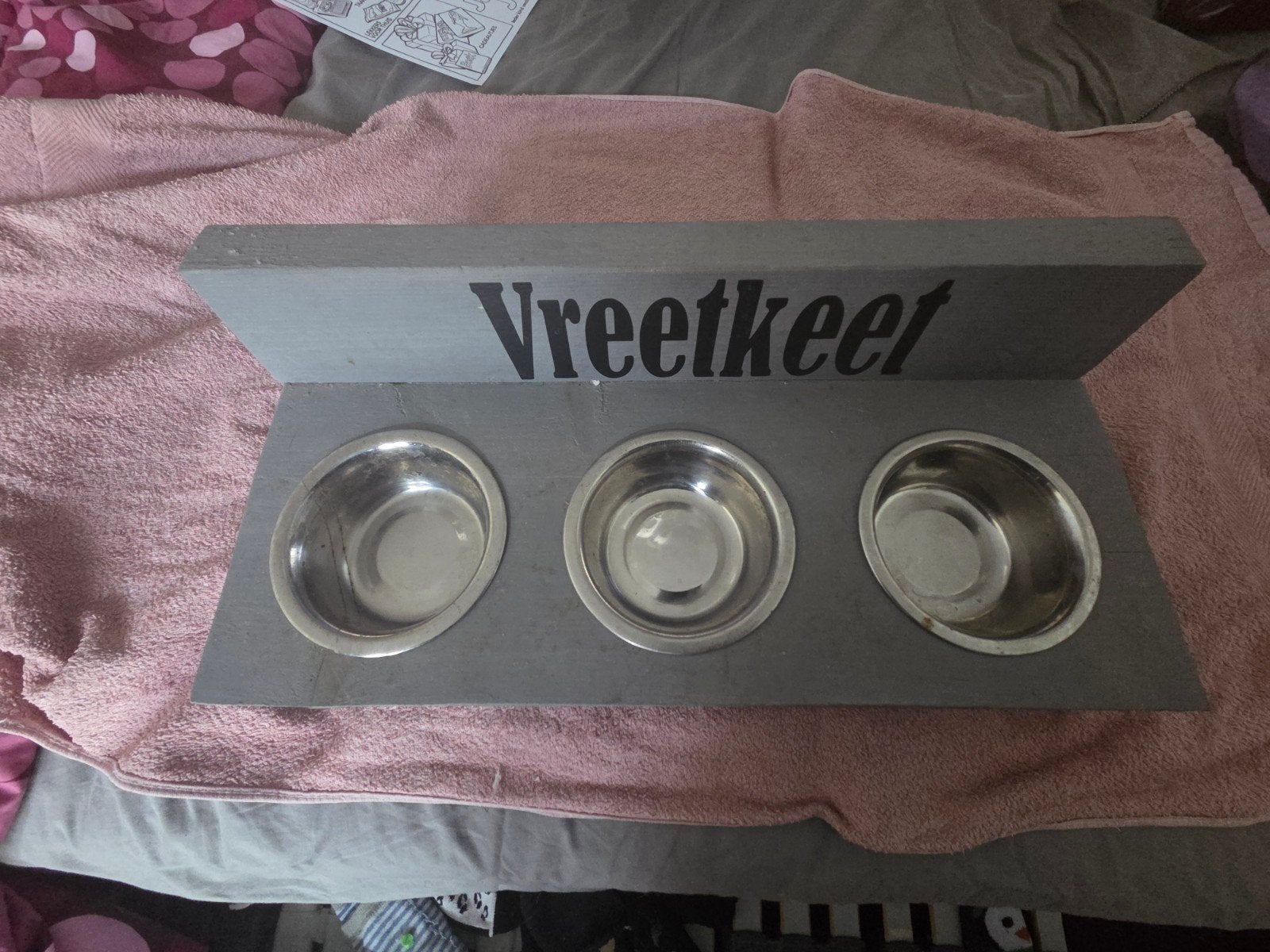 katten vreetkeet, Dieren en Toebehoren, Ophalen of Verzenden, Zo goed als nieuw