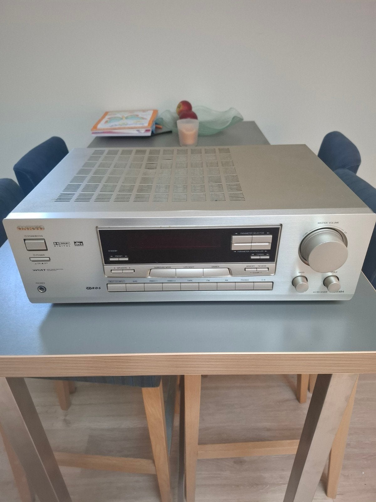 onkyo tx-ds484, Ophalen, Gebruikt, 120 watt of meer, Onkyo
