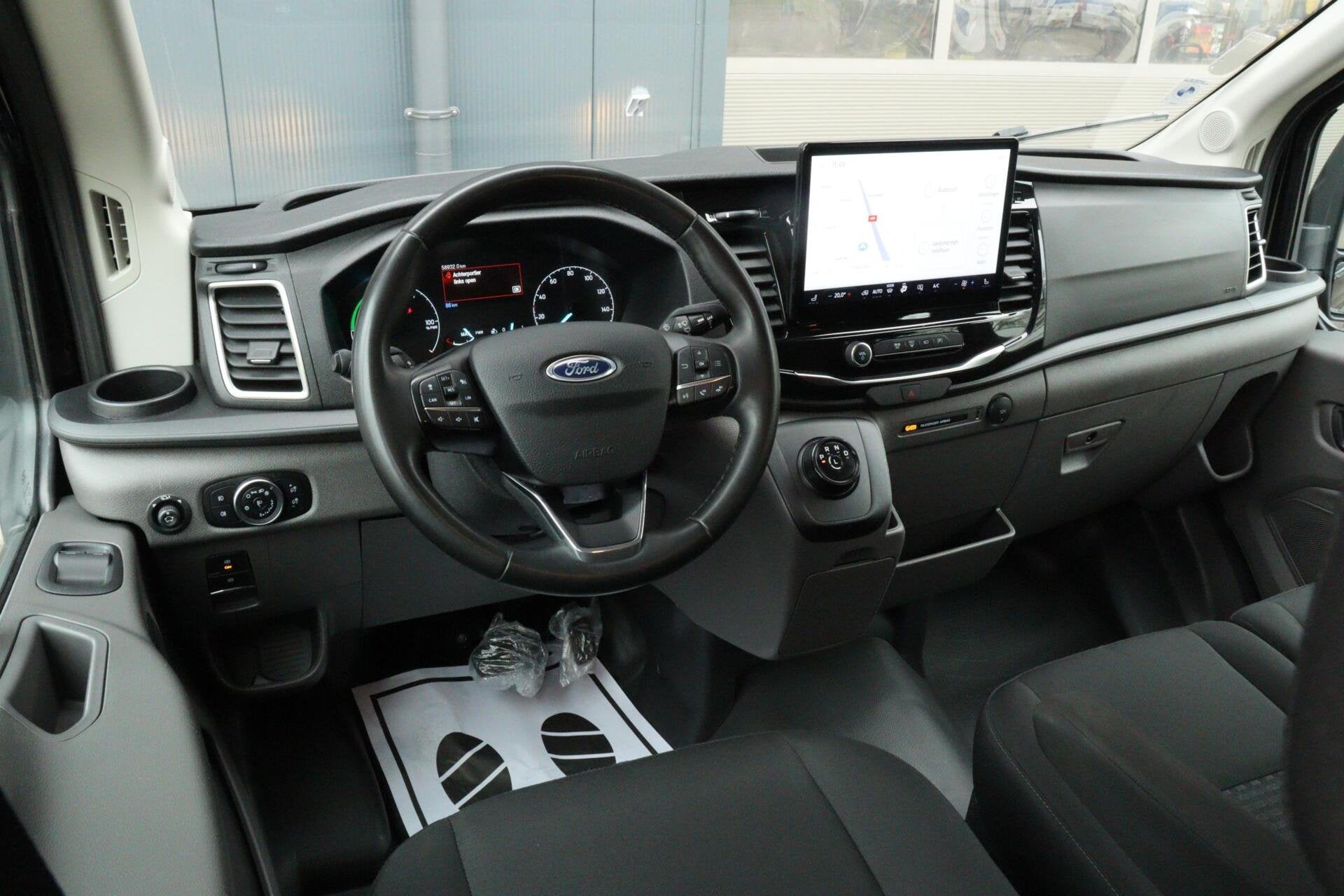 Ford E-Transit L3H2 68 kWh l DUBBEL CABINE l 2X SCHUIFDEUR l, Automaat, Automatische klimaatregeling, Gebruikt, Met garantie (alle)