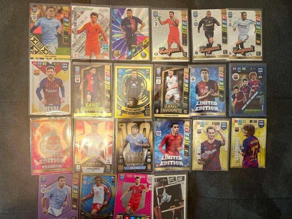 Football cards, Ophalen of Verzenden, Meerdere kaarten