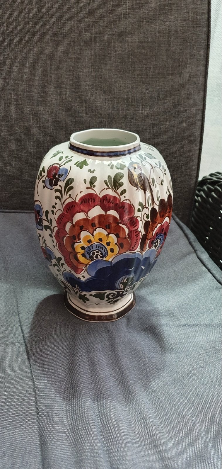 Delfts Aardewerk Kaststel - Handgeschilderd, ca. 1960, Antiek en Kunst, Antiek | Vazen, Ophalen