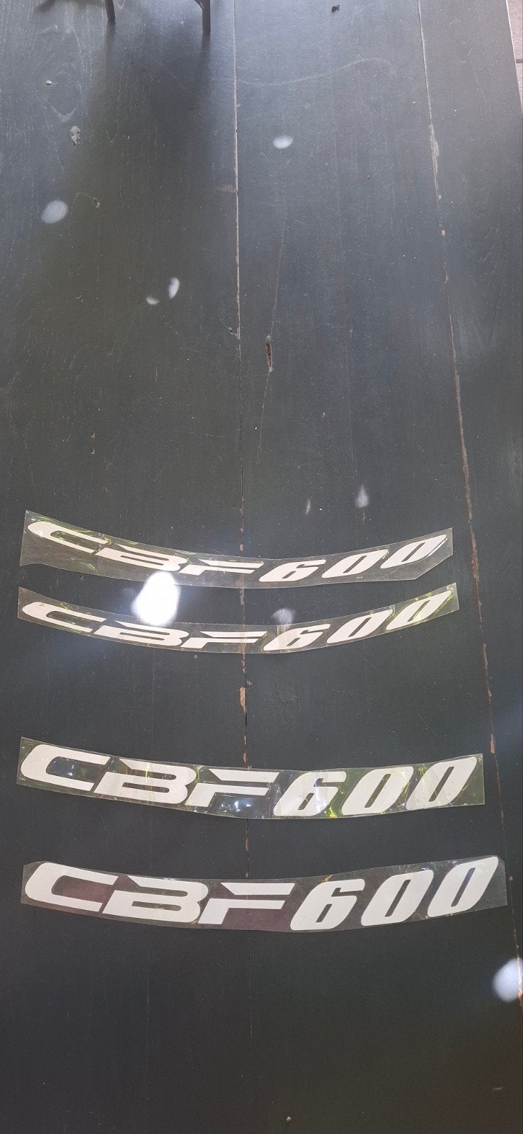 Velgstickers Honda CBF 600, Ophalen