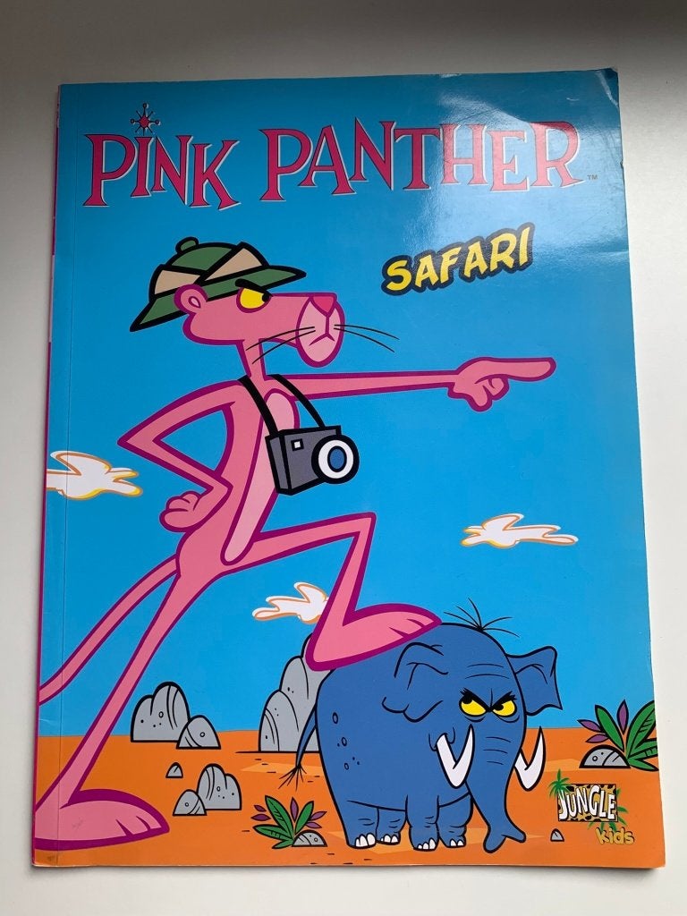 Stripboek Pink Panther Safari, De Roze Panter, Boeken, Stripboeken, Gelezen, Eén stripboek, Metro Goldwyn Mayer, Ophalen of Verzenden