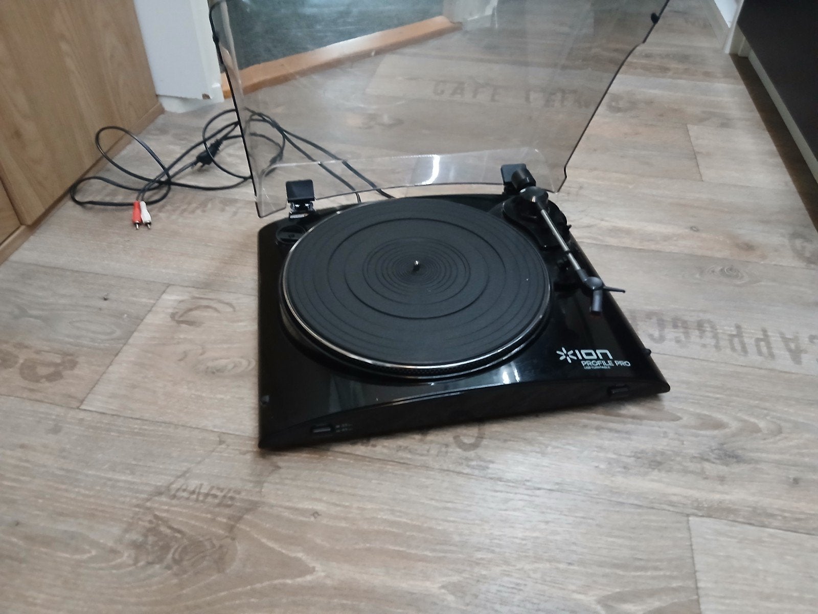 Ion Profile Pro Platenspeler - Zwart, Gebruikt, USB-aansluiting, Platenspeler, Ophalen