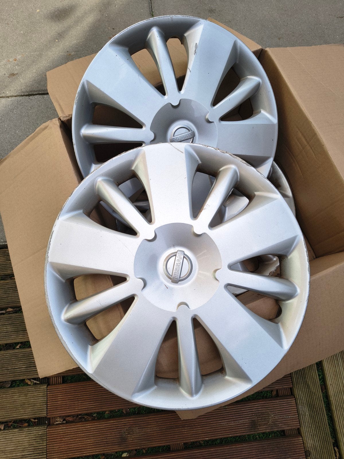 3 gebruikte wieldoppen voor Nissan NV200, Ophalen of Verzenden