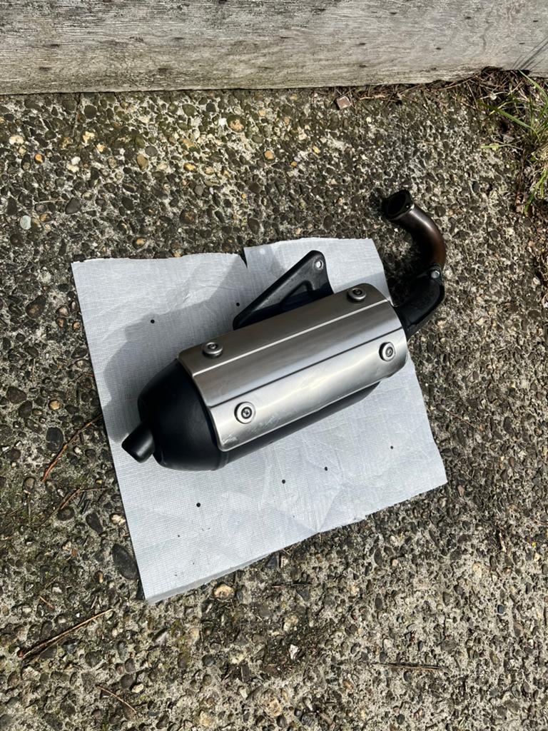 Sm06 met rvs bocht., Ophalen, Zo goed als nieuw, Uitlaat, Piaggio