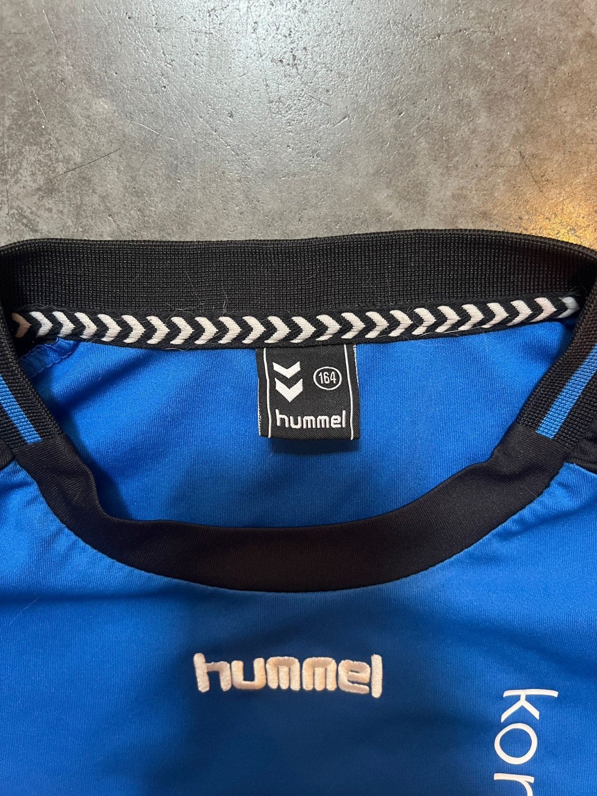 Koning Willem II college gymshirt maat 164 blauw - Zo goed, Jongen of Meisje, Ophalen of Verzenden, Zo goed als nieuw, Shirt of Longsleeve
