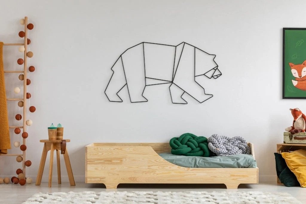 Houten Petit Puk Peuterbed (model Charlie), Kinderen en Baby's, Ophalen, 140 tot 160 cm, 70 tot 85 cm, Lattenbodem