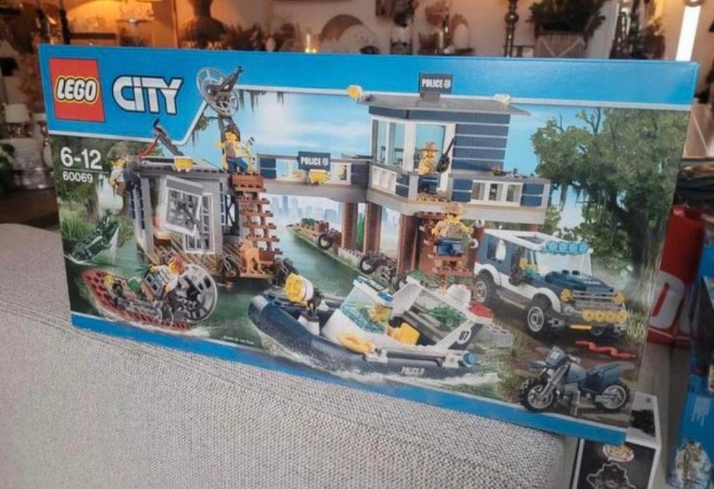 Te koop: Lego City moeraspolitie hoofdbureau, nr. 60069, Overige thema's, Lego, Nieuw, Ophalen of Verzenden