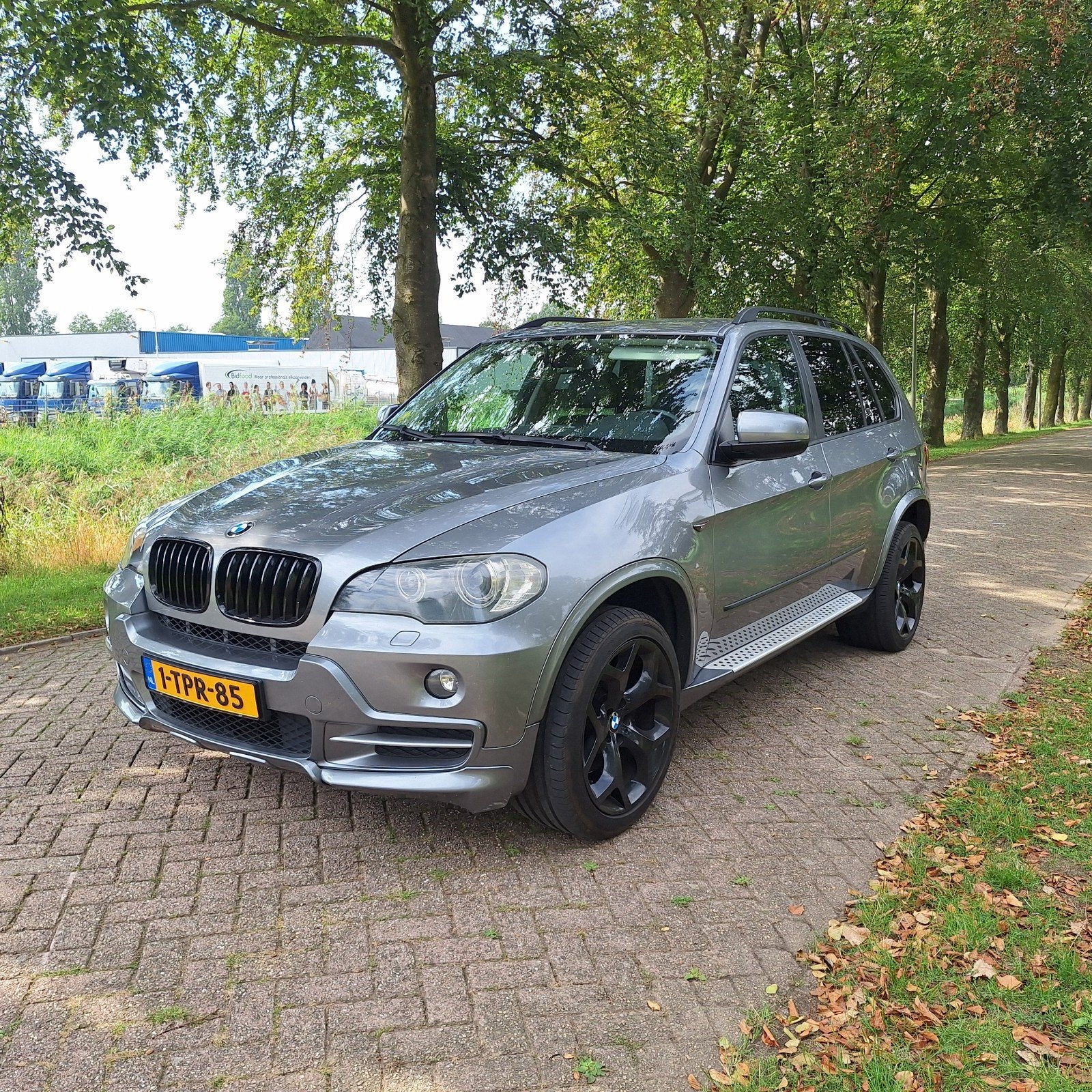 BMW X5 3.0 I Xdrive AUT 2009 Grijs, Auto's, BMW, Stoelverwarming, 7 stoelen, 2996 cc, 272 pk