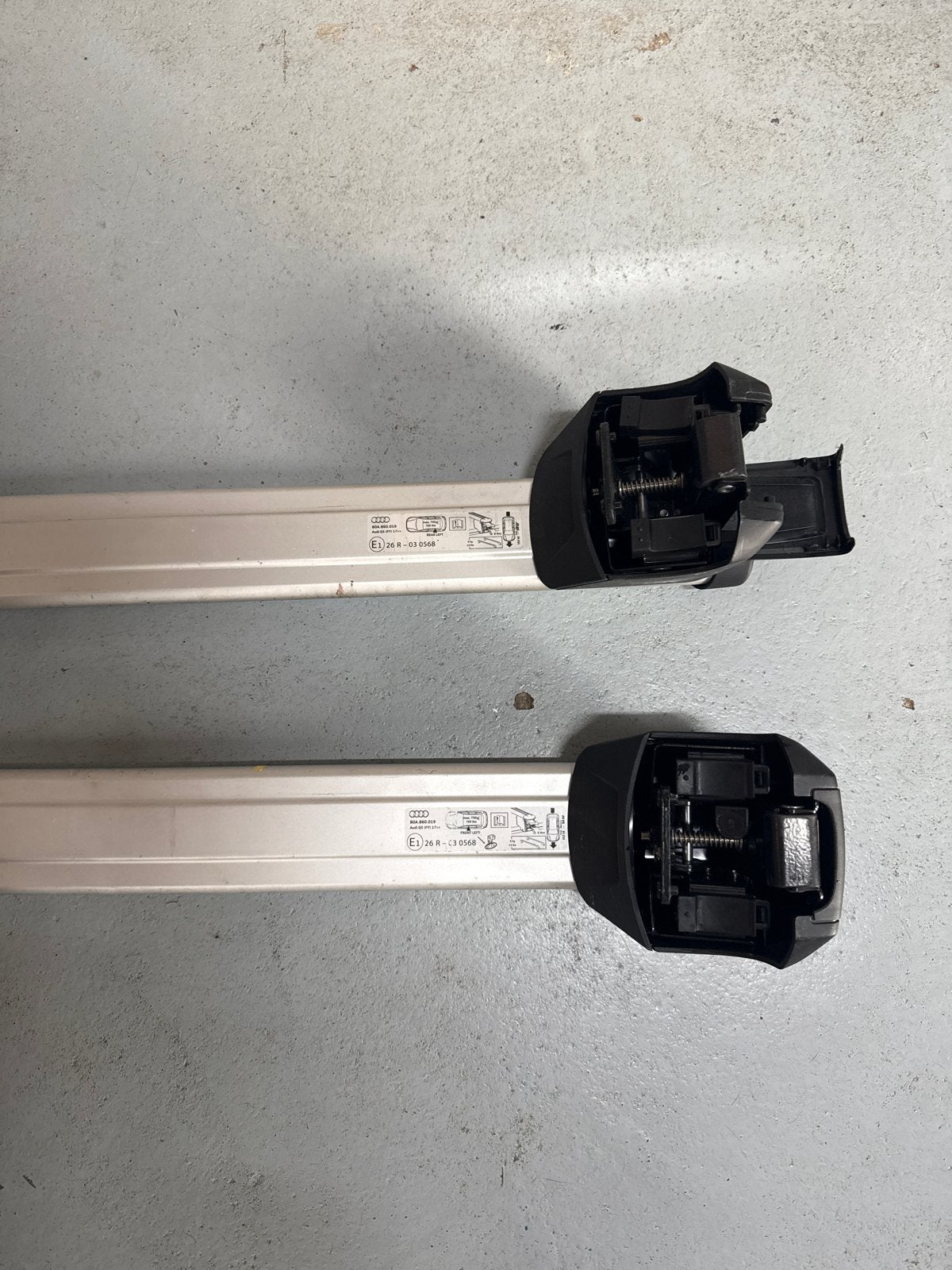 Audi Dakdragers - Origineel en Gebruikt q5, Auto diversen, Dakdragers, Ophalen of Verzenden, Gebruikt