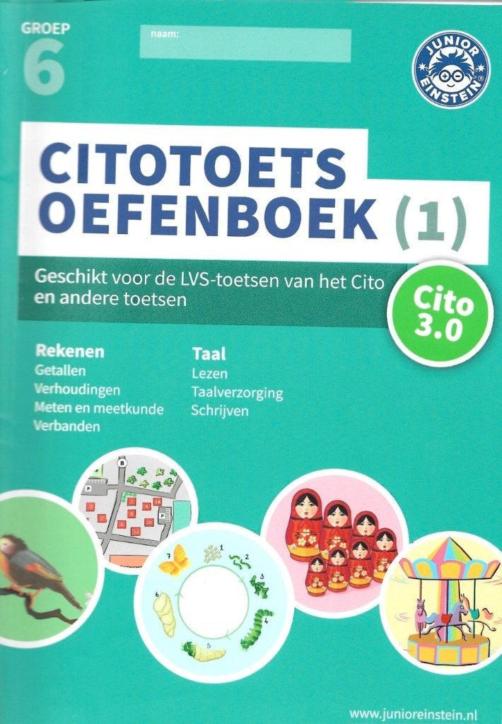 Citotoets oefenboeken, junior einstein. Groep 6, Boeken, Ophalen, Zo goed als nieuw