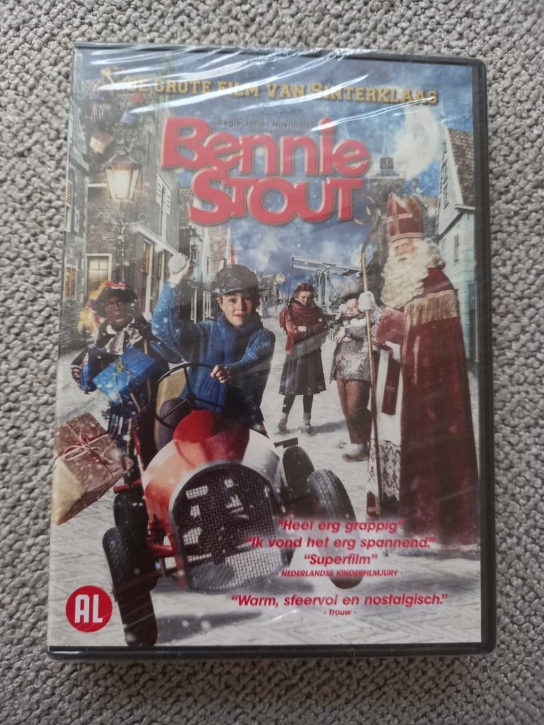 Bennie Stout, sinterklaas film, nieuw in seal, Cd's en Dvd's, Dvd's | Kinderen en Jeugd, Alle leeftijden, Ophalen of Verzenden