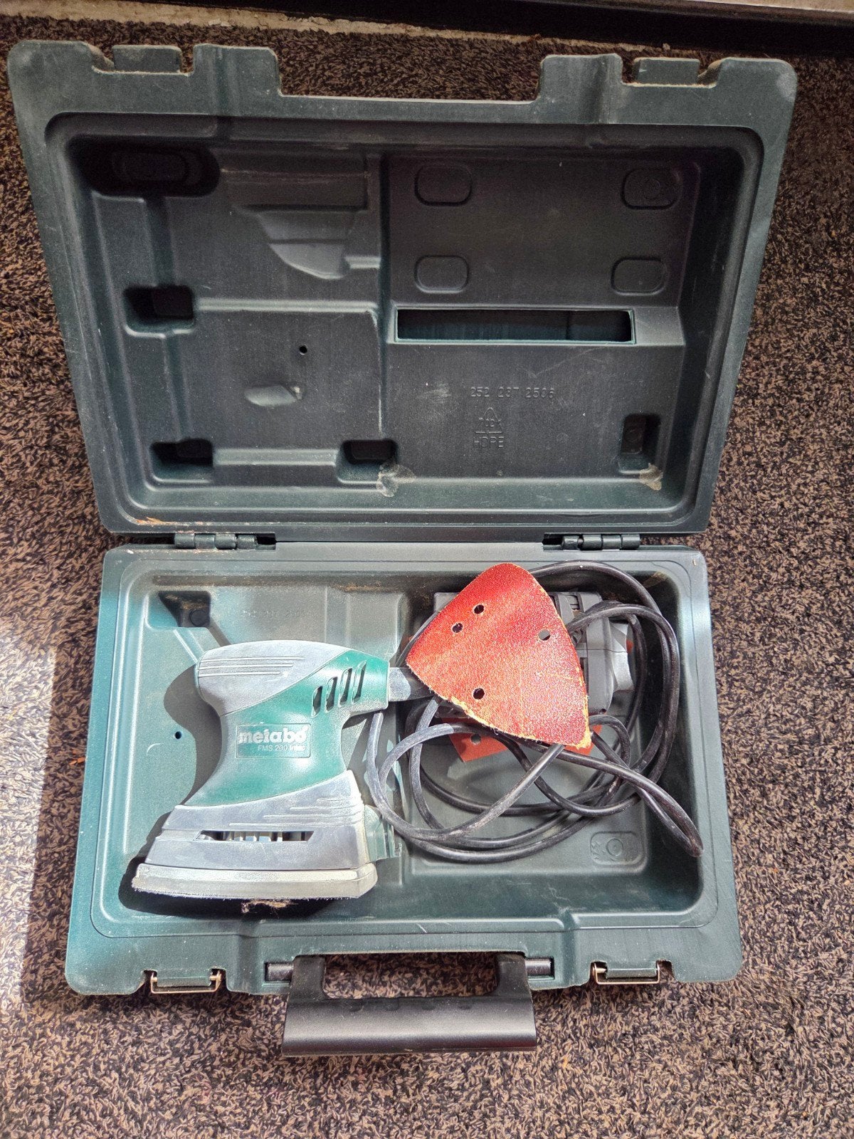 Metabo schuurmachine, Doe-het-zelf en Verbouw, Gereedschap | Schuurmachines, Ophalen of Verzenden, Gebruikt, Minder dan 600 watt