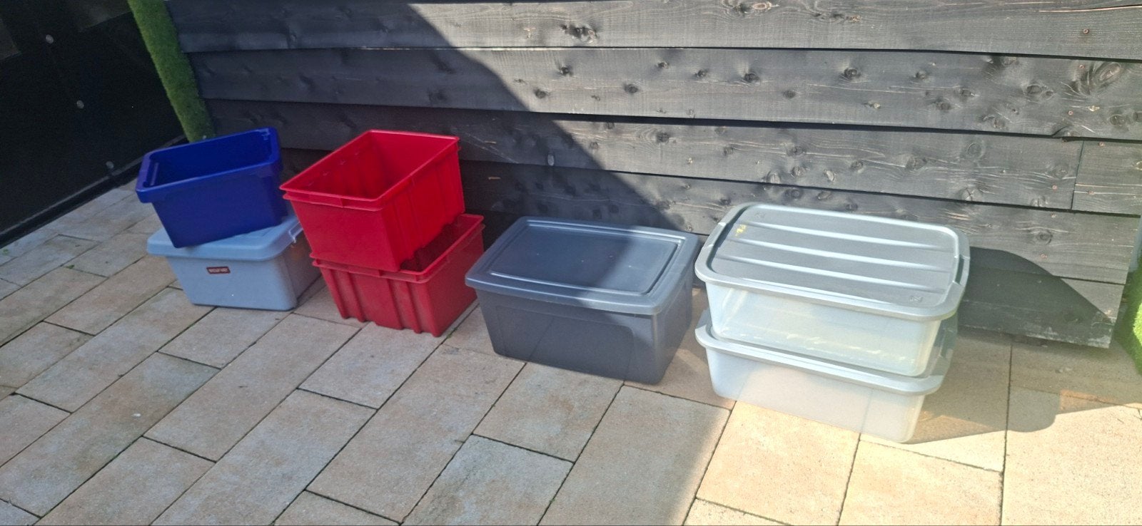 Diverse opbergboxen met en zonder deksel, Huis en Inrichting, Ophalen, Kunststof, Gebruikt, 50 tot 100 cm