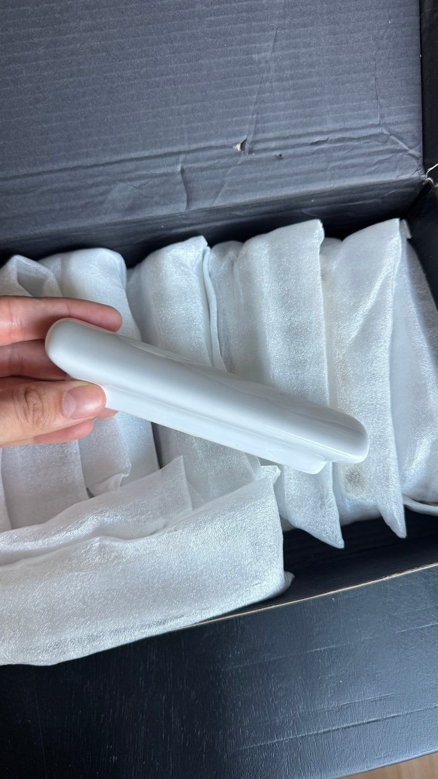 13x Furnipart keramiek handgrepen wit LA96, Ophalen of Verzenden, Zo goed als nieuw, Wit