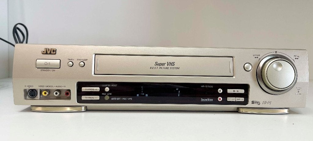 JVC CHR-S7500E hoogwaardige Super VHS-videorecorder, Audio, Tv en Foto, Videospelers, N, N, Ophalen of Verzenden, Zo goed als nieuw