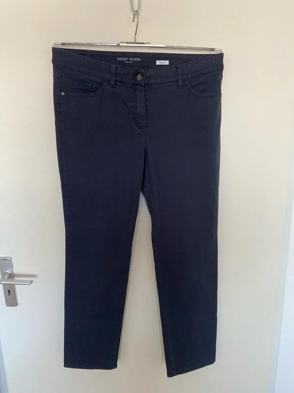 Gerry Weber jeans maat 42, Kleding | Dames, Spijkerbroeken en Jeans, Verzenden, Zo goed als nieuw, Zwart, W28 - W29 (confectie 36)