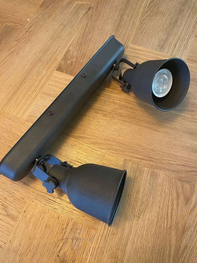 Hektar spotjes lamp (inclusief lampen), Ophalen, Gebruikt, LED, Metaal
