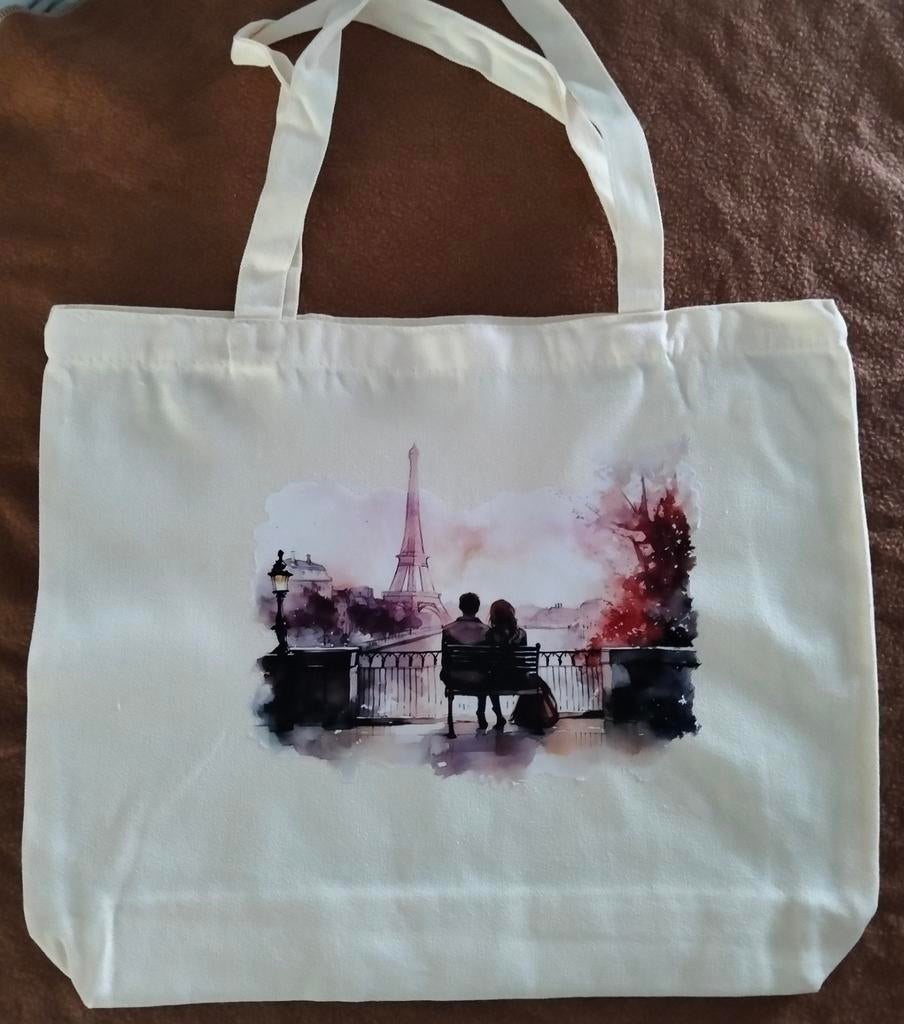 Zelfbedrukte canvastassen, Ophalen of Verzenden, Nieuw, Shopper