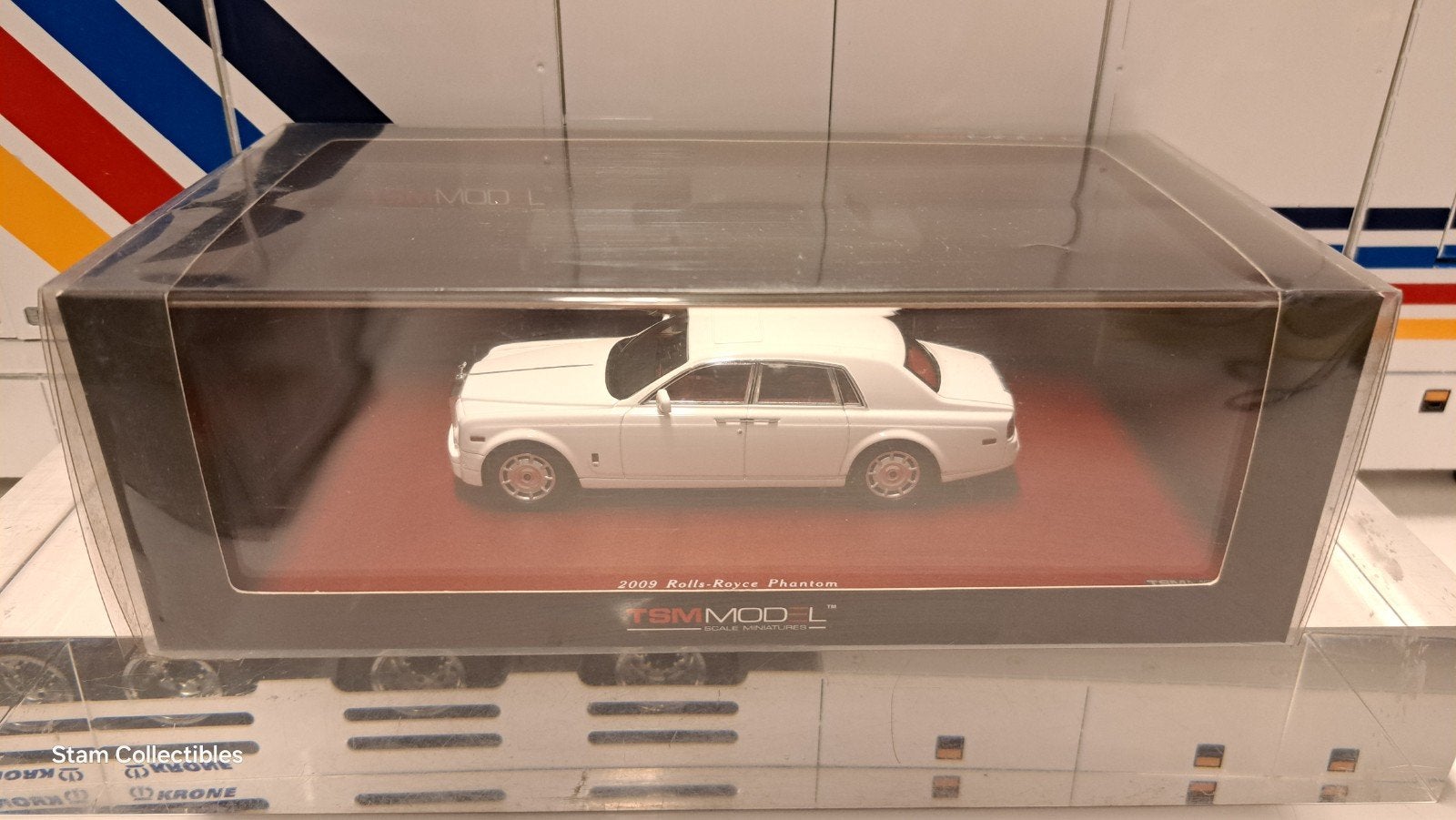 TSM Rolls-Royce Phantom EWB White - 2009, Hobby en Vrije tijd, Overige merken, Auto, Nieuw, Ophalen of Verzenden