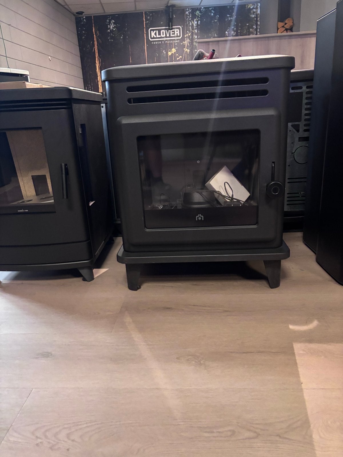 Edilkamin Lille 5 kW Pelletkachel showmodel, Huis en Inrichting, Ophalen, Gebruikt, Overige brandstoffen, Pelletkachel