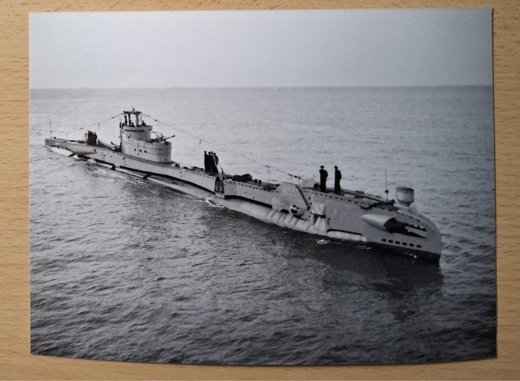 Foto's marine 1953: onderzeeboot Hr Ms Zwaardvis, Verzenden, Marine, Nederland, Foto of Poster