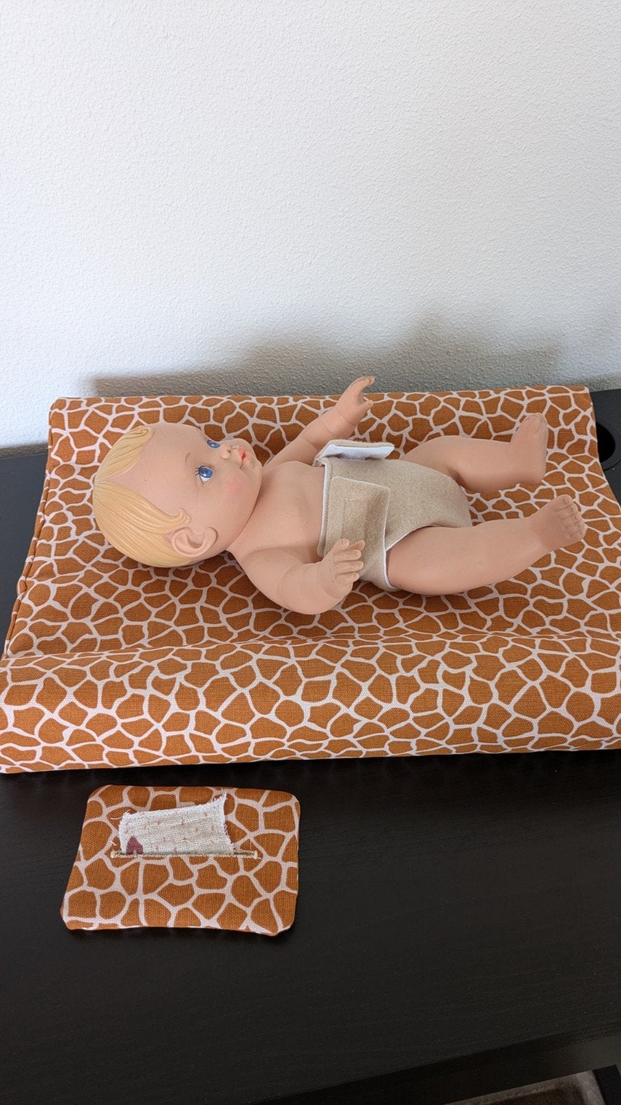 Handgemaakte verzorgingsset voor babypoppen (34-36cm), Ophalen of Verzenden, Nieuw, Babypop
