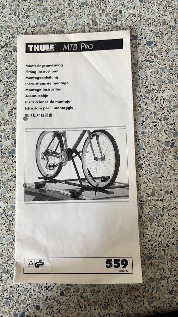 2x Thule fietsdrager dak, Ophalen, Dakdrager