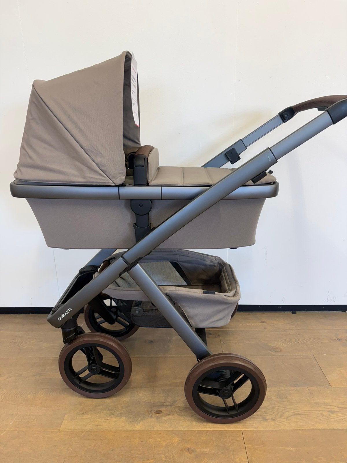 Dubatti Two E2 kinderwagen - 2 in 1 - Soft taupe, Ophalen, Zo goed als nieuw