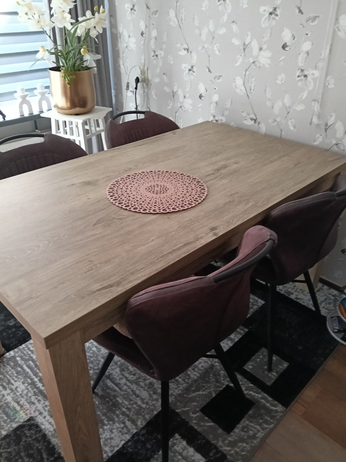 Eettafel licht eiken 160x90, Huis en Inrichting, Tafels | Eettafels, Zo goed als nieuw, 150 tot 200 cm, Rechthoekig, 50 tot 100 cm