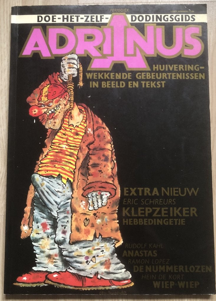 ERIC SCHREURS - ADRIANUS - DOE-HET-ZELF-DODINGSGIDS, Eén stripboek, Ophalen of Verzenden, Zo goed als nieuw, Eric Schreurs