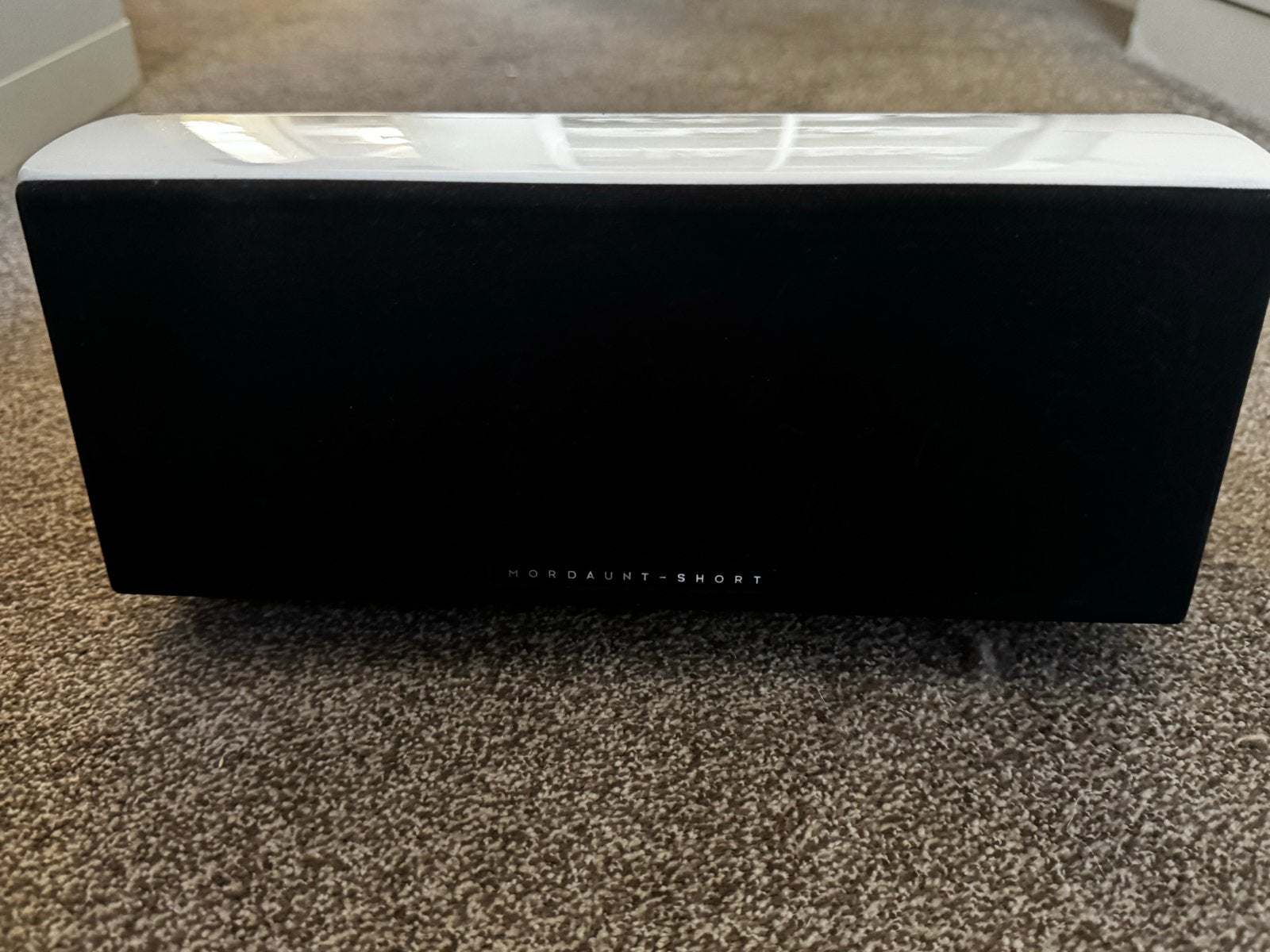 Mordaunt Short Alumni 5 - witte centerspeaker, Ophalen, Zo goed als nieuw, 60 tot 120 watt, Geschikt voor surround/home cinema