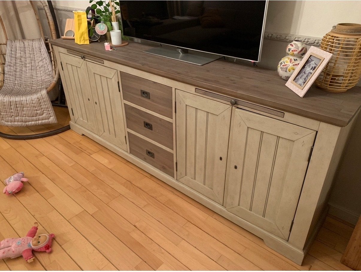 Henders & Hazel Le Port dressoir - Landelijke stijl, Ophalen, Gebruikt, 150 tot 200 cm, Met lade(s)