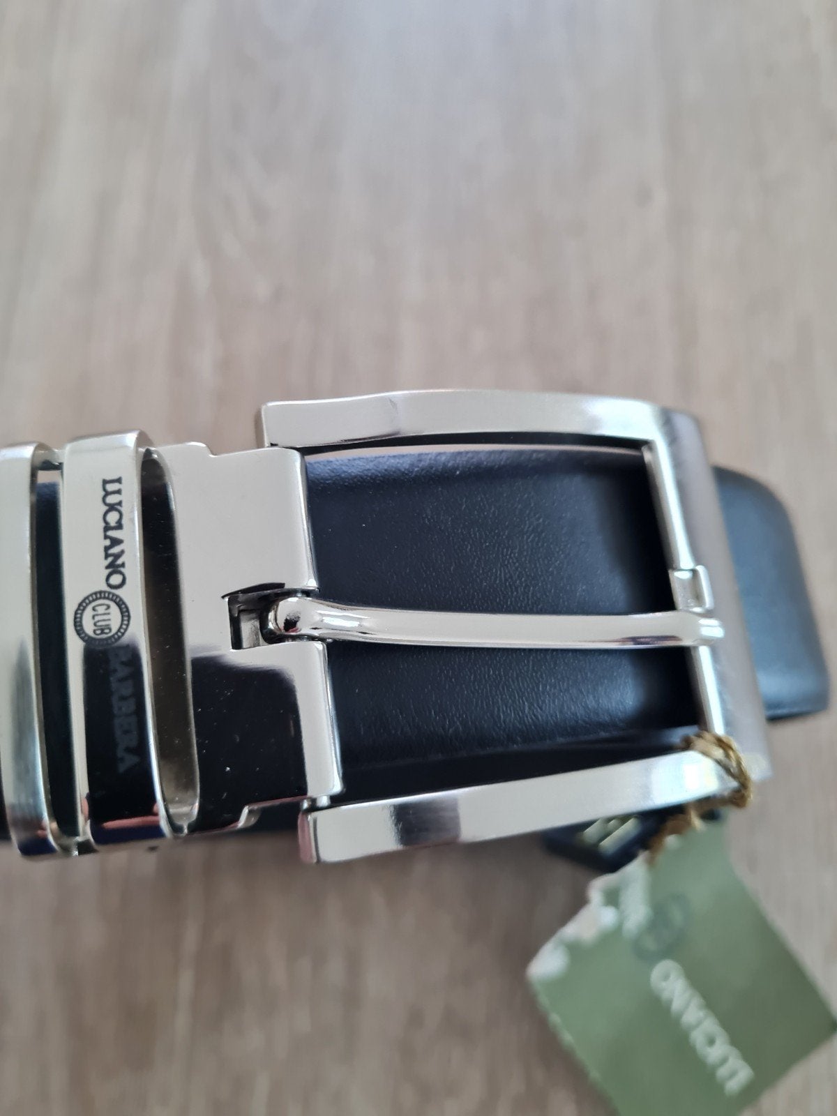 Luciano Barbera Nieuwe Leren Riem - Zwart, Kleding | Heren, Verzenden, Nieuw, 115 cm of meer, Riem of Ceintuur