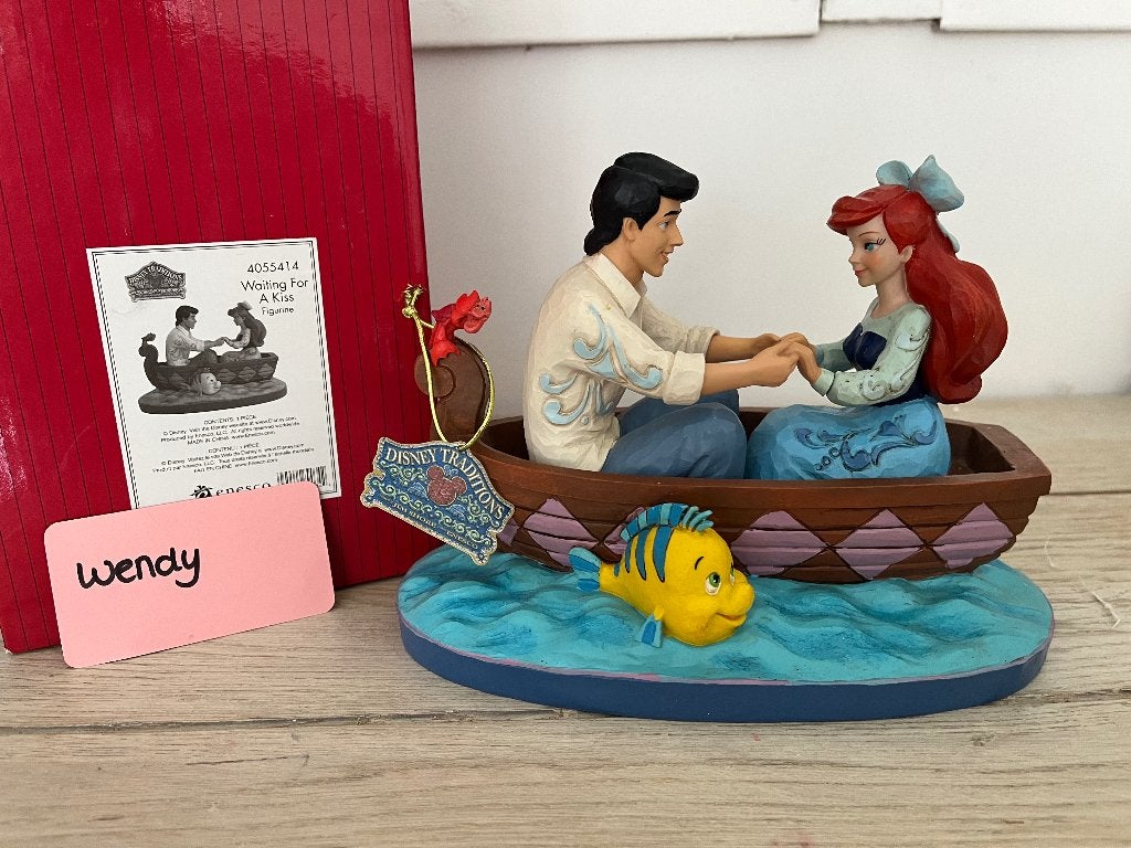 Jim Shore tradition Erik en Ariel, Verzamelen, Disney, Ophalen, Overige figuren, Nieuw, Beeldje of Figuurtje