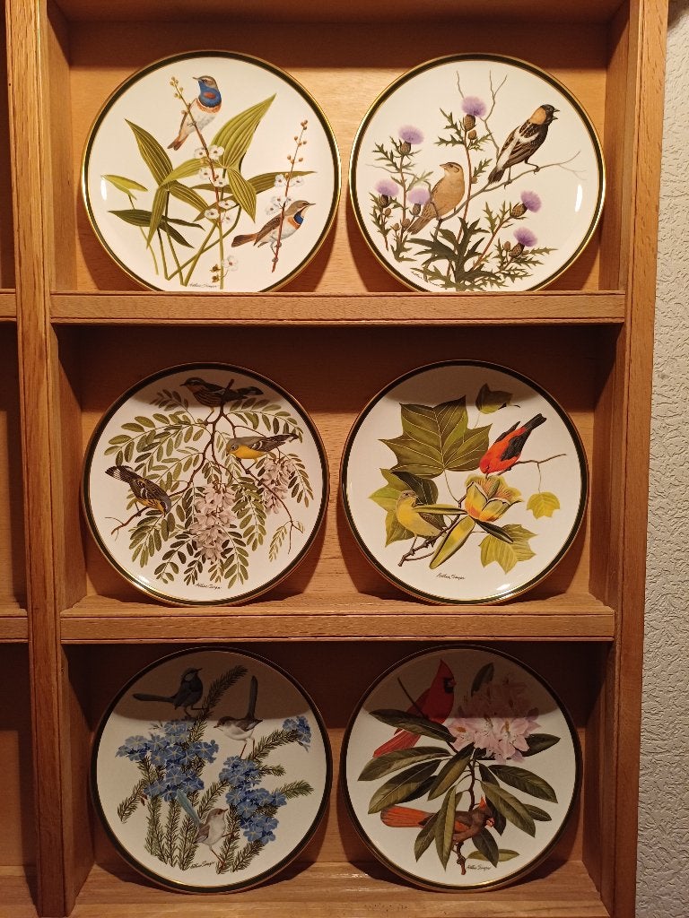 Franklin porcelain vogels, Ophalen