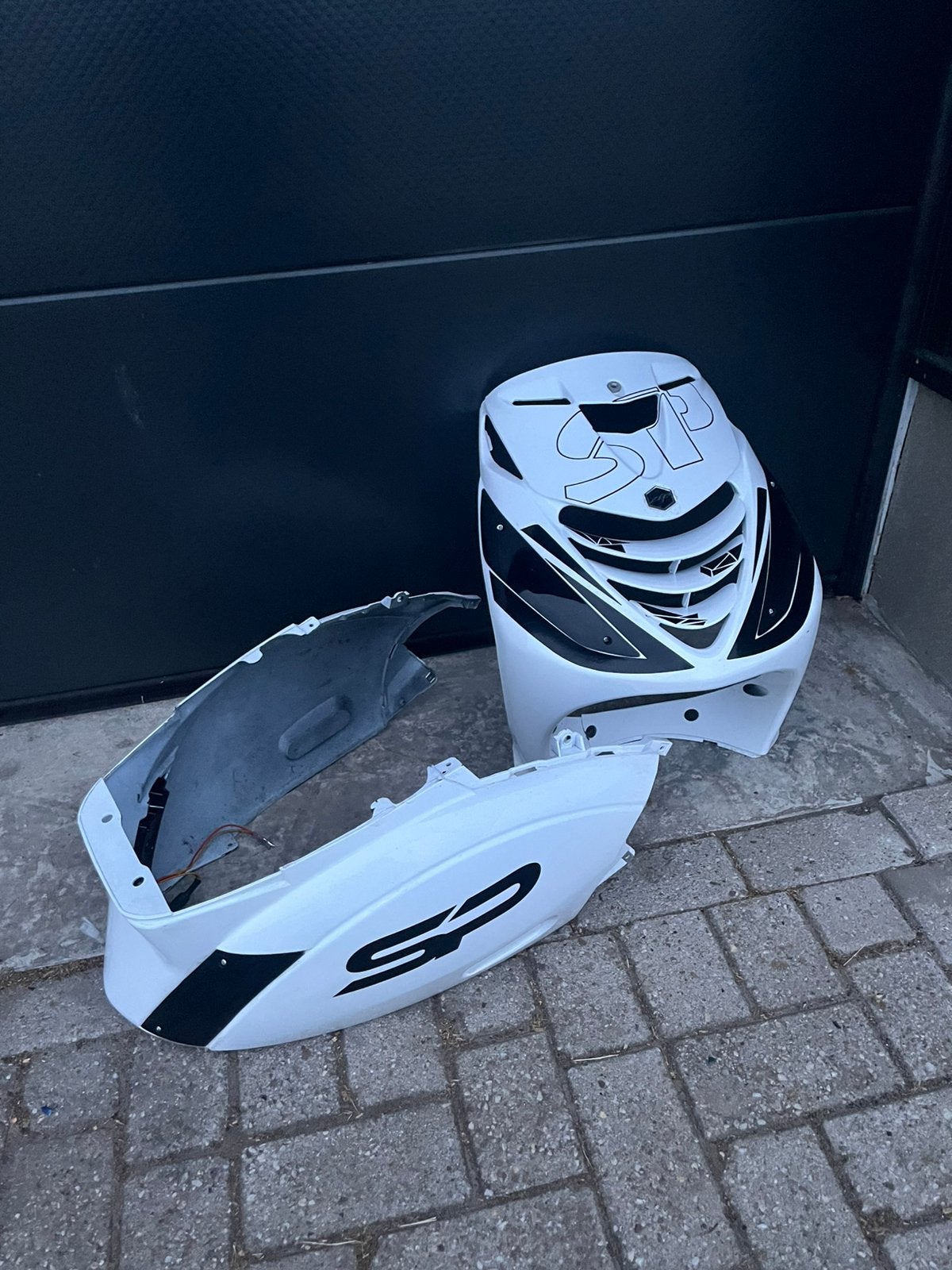 Uniek zip kappenset + alpha ledjes neiuw, Ophalen of Verzenden, Zo goed als nieuw, Kap, Piaggio