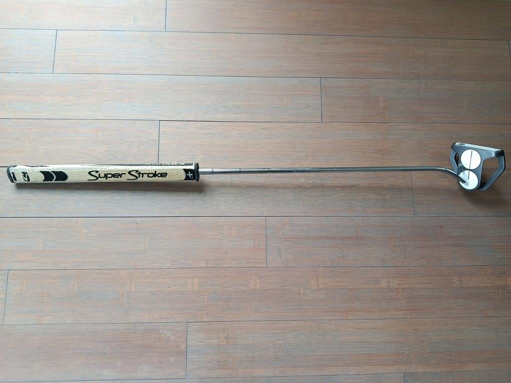 Odyssey Two-Ball Backstryke Putter met Super Stroke grip, Sport en Fitness, Golf, Club, Ophalen of Verzenden