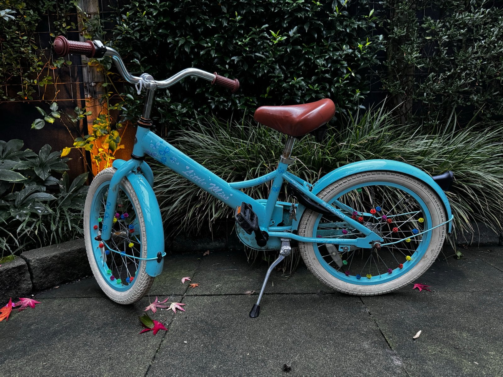 20” Little Miss kinderfiets - Blauw, Fietsen en Brommers, Ophalen of Verzenden, Gebruikt, Terugtraprem, 16 tot 20 inch